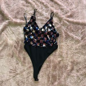 Sparkly leotard